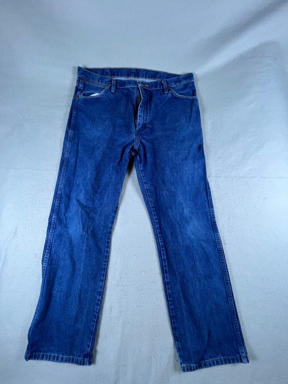 Wrangler Jeans Mens 38x30 Blue Cowboy Cut Original Fit Denim Western Cowboy USA